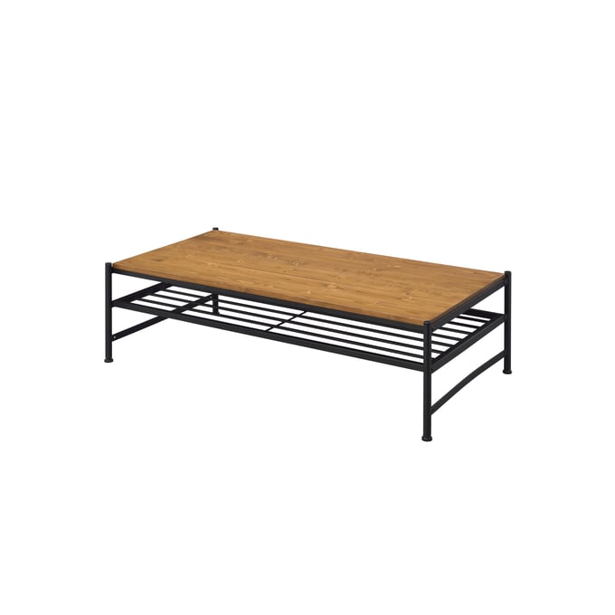 Acme Furniture Kande Oak Black Coffee Table ACM-83865