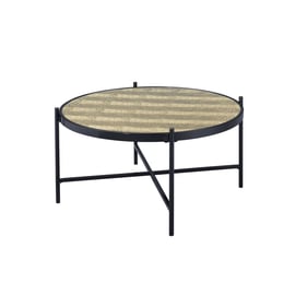 Acme Furniture Bage II Black Glass Coffee Table