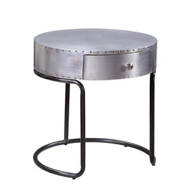 Acme Furniture Brancaster Aluminum Drawer End Table