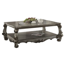 Acme Furniture Versailles Antique Platinum Wood Coffee Table