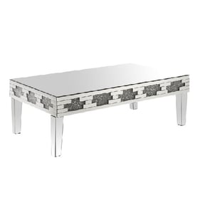 Acme Furniture Noralie Mirrored Rectangle Coffee Table