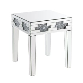 Acme Furniture Noralie Mirrored Square End Table