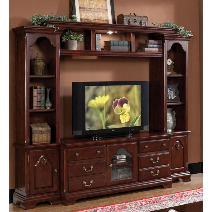 Acme Furniture Hercules Cherry Entertainment Center with TV Stand ACM-91110-13-ENT