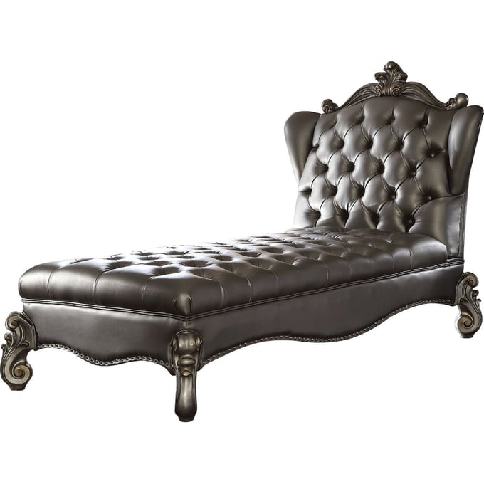 Acme Furniture Versailles Silver Antique Chaise Lounge ACM-96825