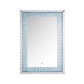 Acme Furniture Nysa Mirrored Crystal LED Wall Decor