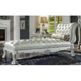 Acme Furniture Dresden Bone White Chaise