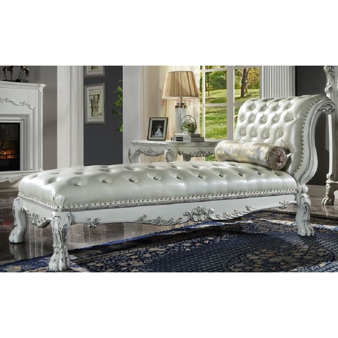 Acme Furniture Dresden Bone White Chaise ACM-AC01693