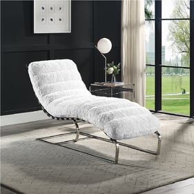 Acme Furniture Qortini White Chaise