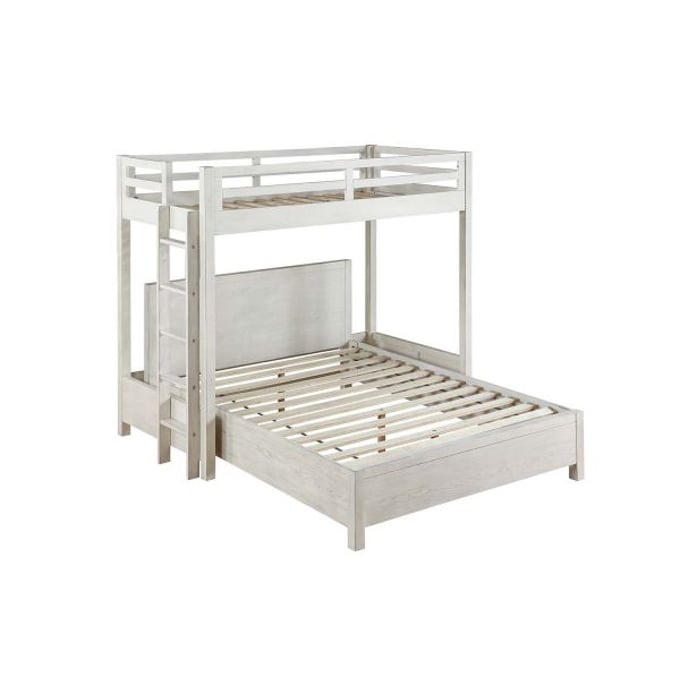 Acme Furniture Celerina Weathered White Twin Loft Bed ACM-BD00616