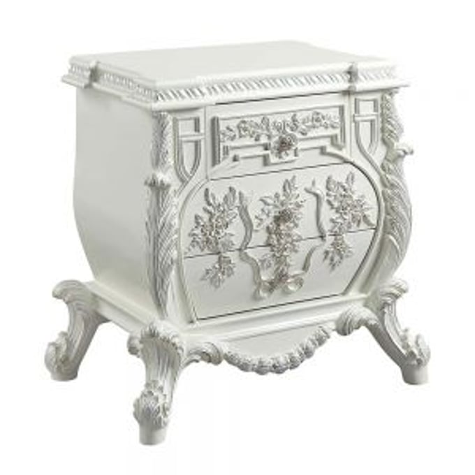 Acme Furniture Vanaheim Antique White Nightstand ACM-BD00672