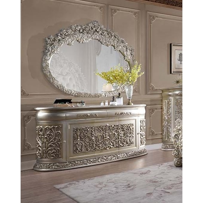 Acme Furniture Sorina Antique Gold Dresser And Mirror ACM-BD0124-DRMR