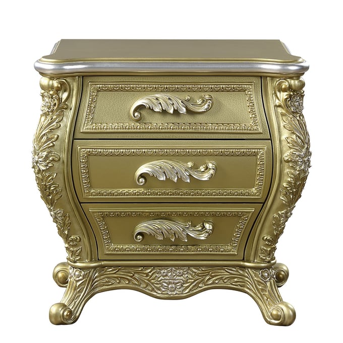 Acme Furniture Cabriole Gold Nightstand ACM-BD01464