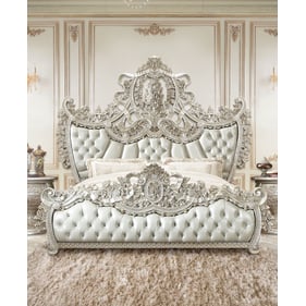 Acme Furniture Sandoval Beige Champagne King Bed