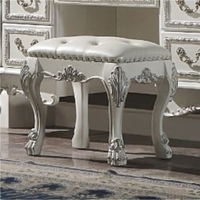 Acme Furniture Dresden II Bone White Vanity Stool