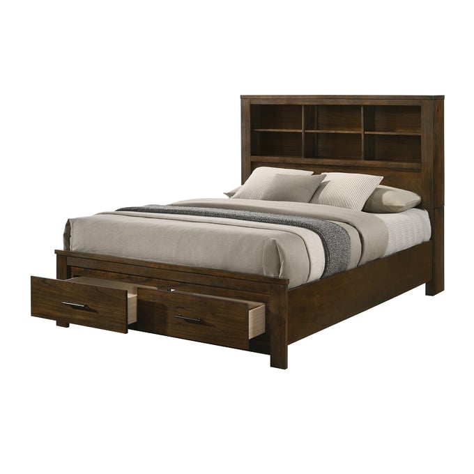 Acme Furniture Merrilee II Oak King Storage Bed ACM-BD02076EK