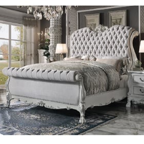 Acme Furniture Dresden Bone White 2pc Bedroom Set With Cal King Bed