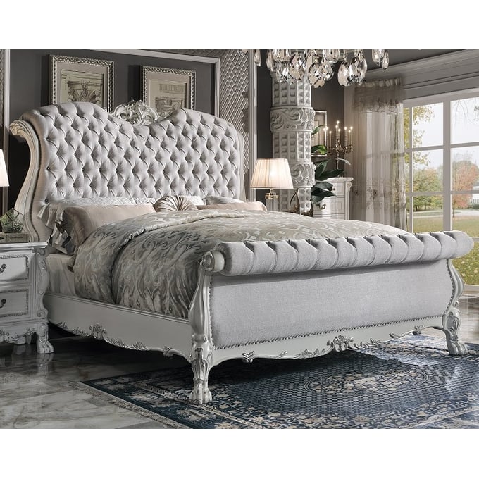 Acme Furniture Dresden Bone White Queen Bed ACM-BD02241Q