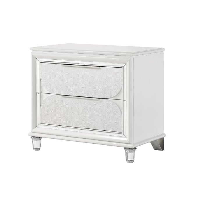 Acme Furniture Tarian Pearl White Nightstand ACM-BD02318