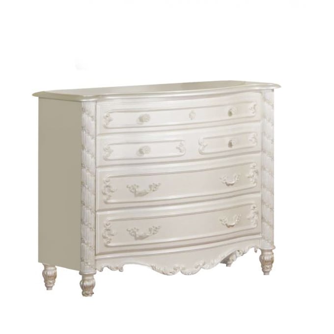 Acme Furniture Pearl White Dresser And Mirror ACM-BD0243-DRMR