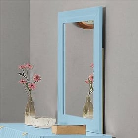 Acme Furniture Gaines Blue High Gloss Mirror