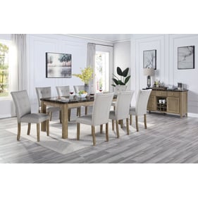 Acme Furniture Charnell Gray Oak 9pc Dining Room Set