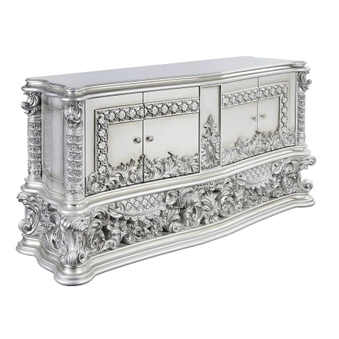 Acme Furniture Valkyrie Antique Platinum Server ACM-DN00686