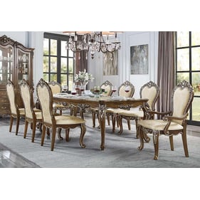 Acme Furniture Latisha Gray Antique Oak 9pc Dining Room Set