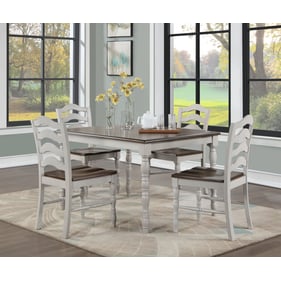 Acme Furniture Bettina Gray Weathered Oak 5pc Dining Set