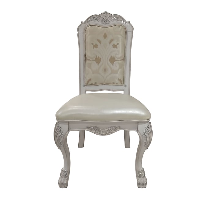 2 Acme Furniture Dresden Bone White Side Chair ACM-DN01696