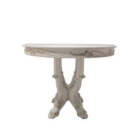 Acme Furniture Dresden Bone White Round Counter Height Table