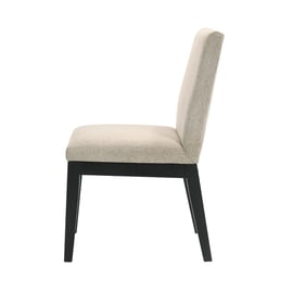 2 Acme Furniture Froja Beige Black Side Chairs