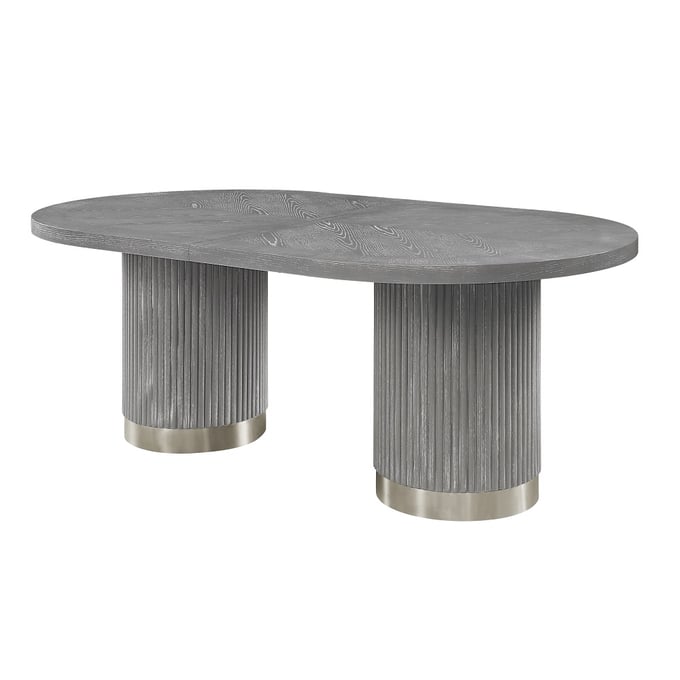 Acme Furniture Adalynn Weathered Gray Oak Dining Table ACM-DN02124