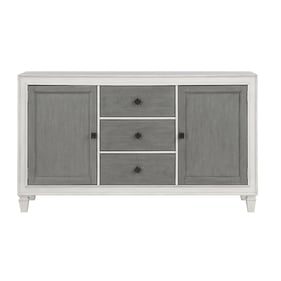 Acme Furniture Katia Rustic Gray Weathered White Server