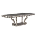 DINING TABLE W/PEDESTAL