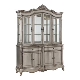 Acme Furniture Ariadne Antique Platinum Hutch and Buffet