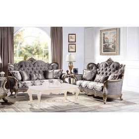 Acme Furniture Elozzol Antique Bronze 2pc Living Room Set