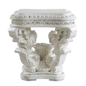 Acme Furniture Vanaheim Antique White End Table