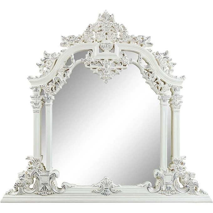 Acme Furniture Vanaheim Antique White Mirror ACM-LV00807