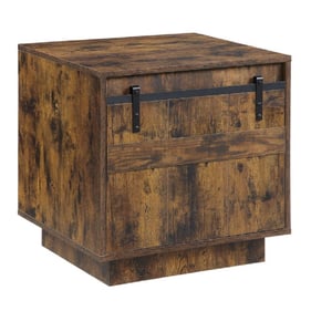 Acme Furniture Bellarosa Rustic Oak End Table