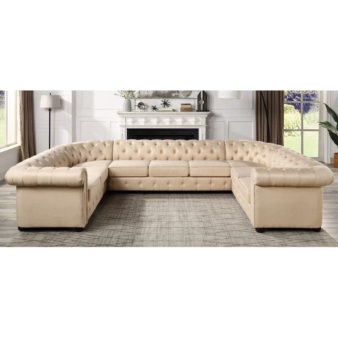 Acme Furniture Jakim Beige Sectional ACM-LV01460