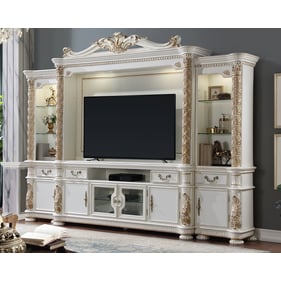 Acme Furniture Vendome II Antique Pearl Entertainment Center