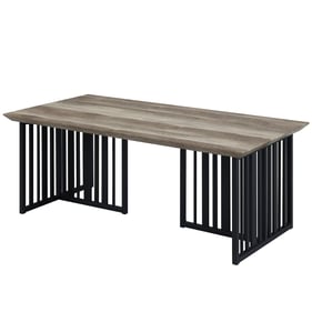 Acme Furniture Zudora Antique Oak Black Coffee Table