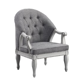 Acme Furniture Florian Gray Antique White Chair