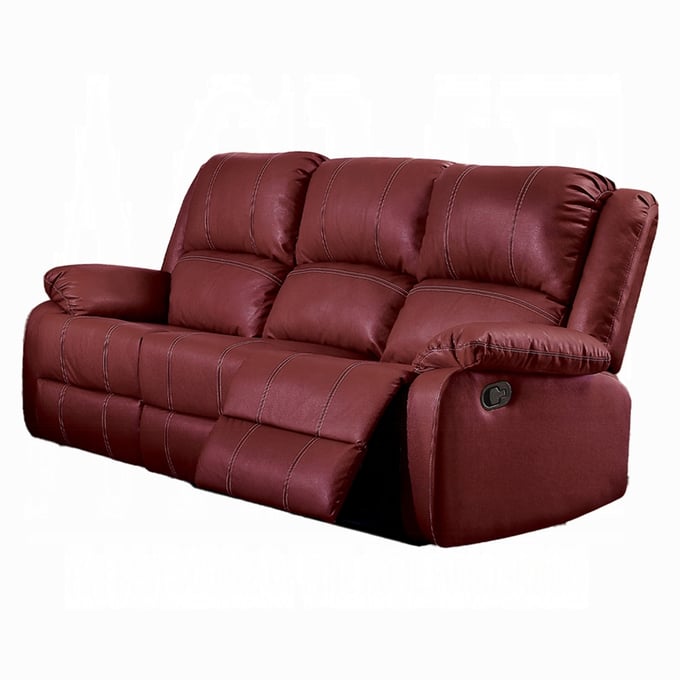 Acme Furniture Zuriel Red PU Motion Sofa ACM-LV52150