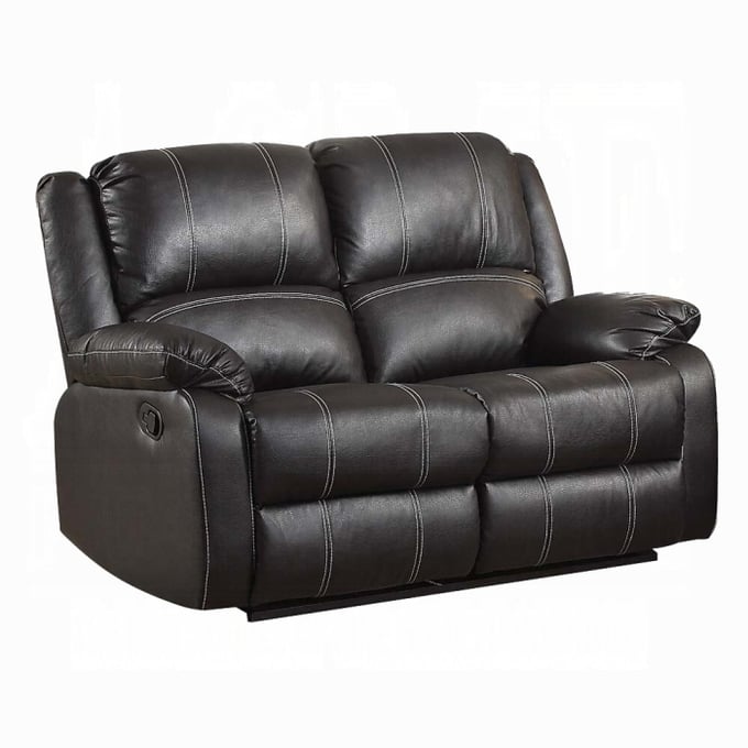 Acme Furniture Zuriel Black PU Motion Loveseat ACM-LV52286