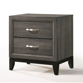 Acme Furniture Valdemar Weathered Gray Nightstand