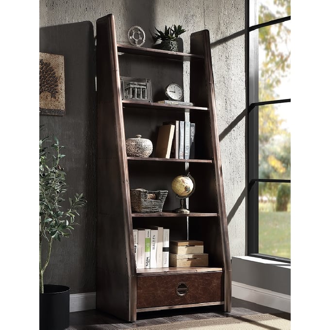 Acme Furniture Brancaster Aluminum Bookcase ACM-OF02405