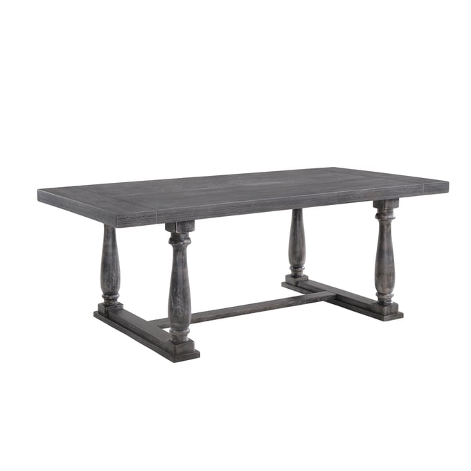 Acme Furniture Bernard Weathered Gray Oak Dining Table ACM-66190