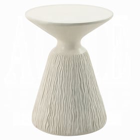 Acme Furniture Duane Natural White Accent Table