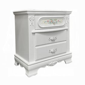 Acme Furniture Flora White Nightstand